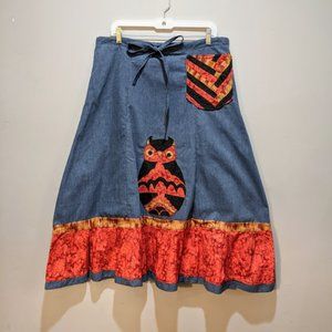 Vintage Boho 70's style skirt.